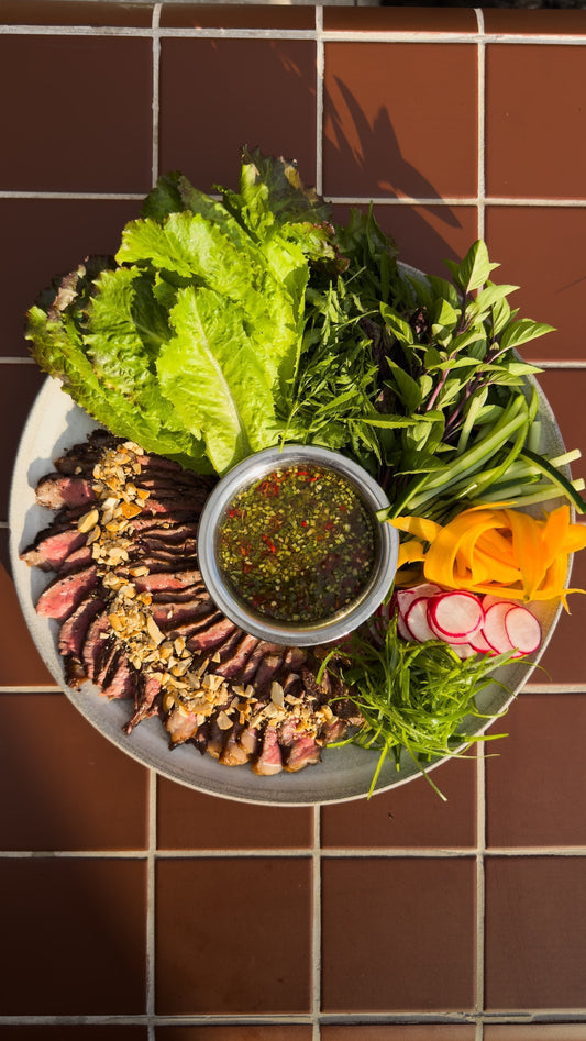 CHARRED BEEF LETTUCE CUPS