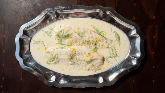 HALIBUT WITH SAUCE VIN BLANC