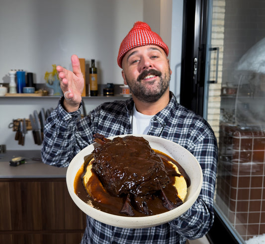 RED WINE BRAISED LAMB SHOULDER