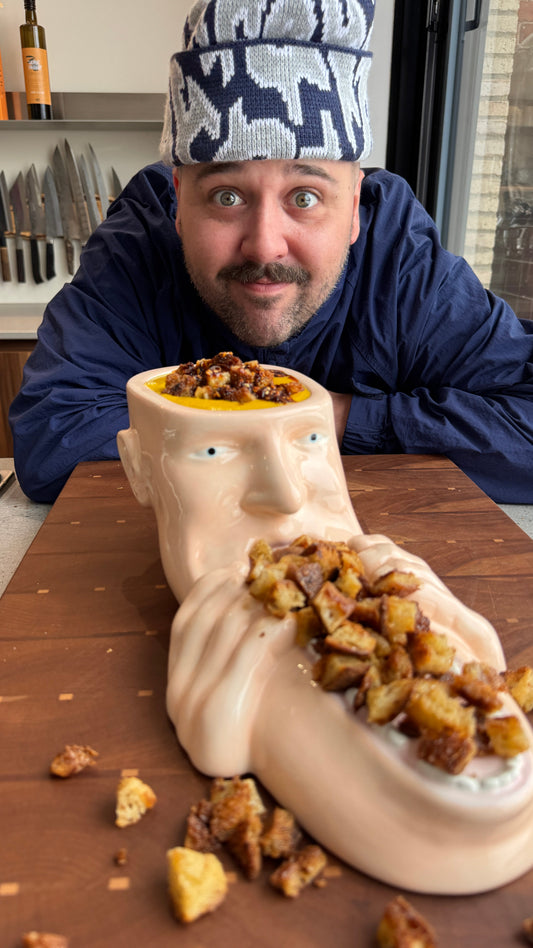 BUTTERNUT SQUASH, GINGER & COCONUT SOUP