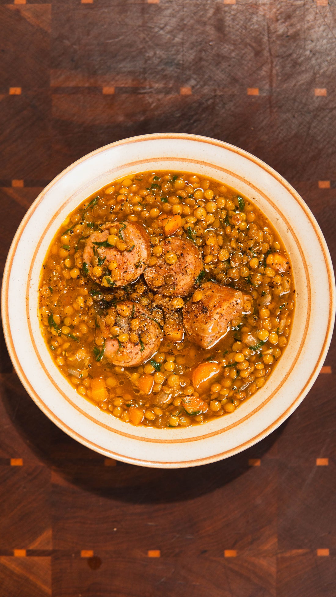 SAUSAGE & LENTIL SOUP
